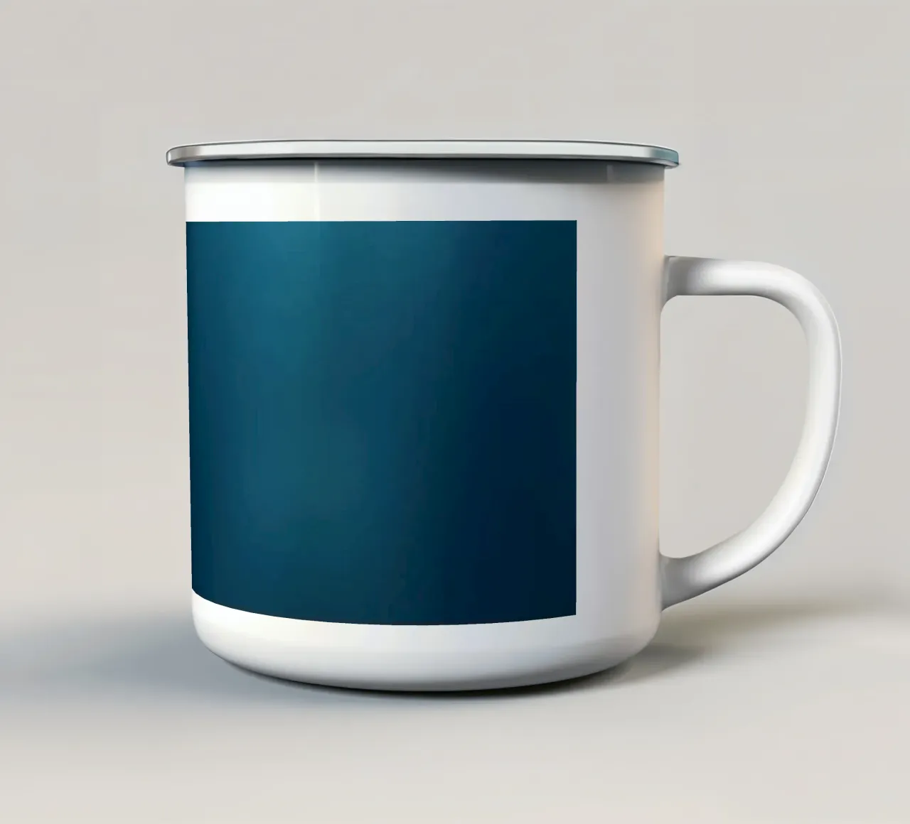 abstract underwater design with flowing soft blue tones enamel mug by DesignDoodle