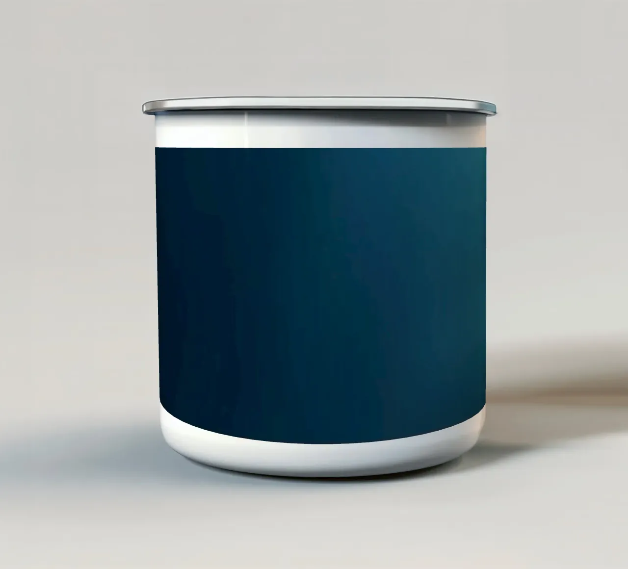 abstract underwater design with flowing soft blue tones enamel mug by DesignDoodle