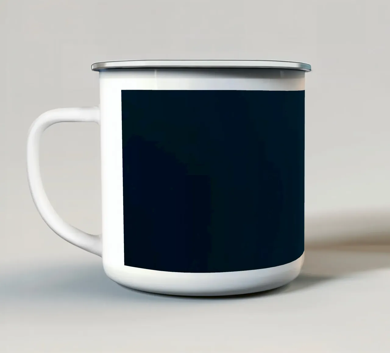 abstract underwater design with flowing soft blue tones enamel mug by DesignDoodle
