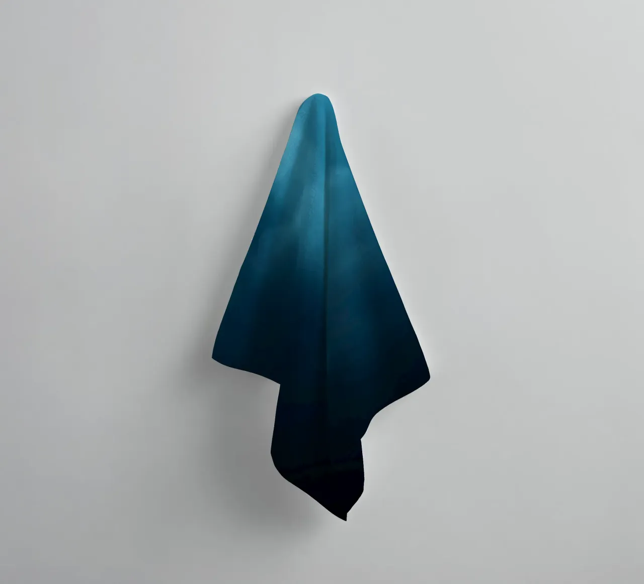 abstract underwater design with flowing soft blue tones towel by DesignDoodle