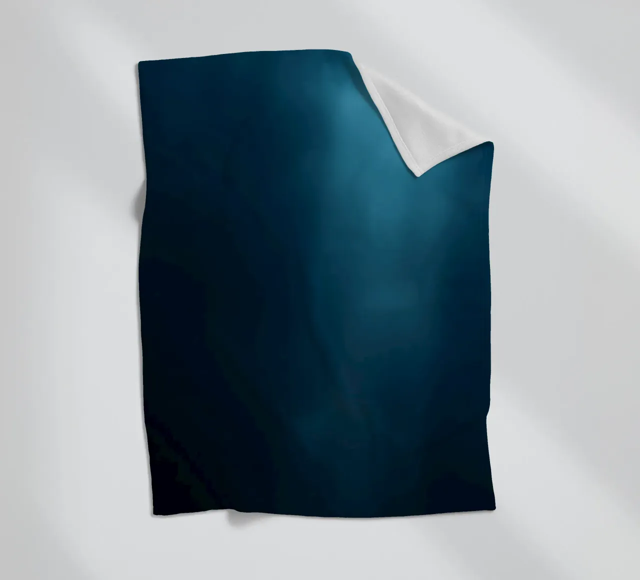 abstract underwater design with flowing soft blue tones fleece blanket by DesignDoodle