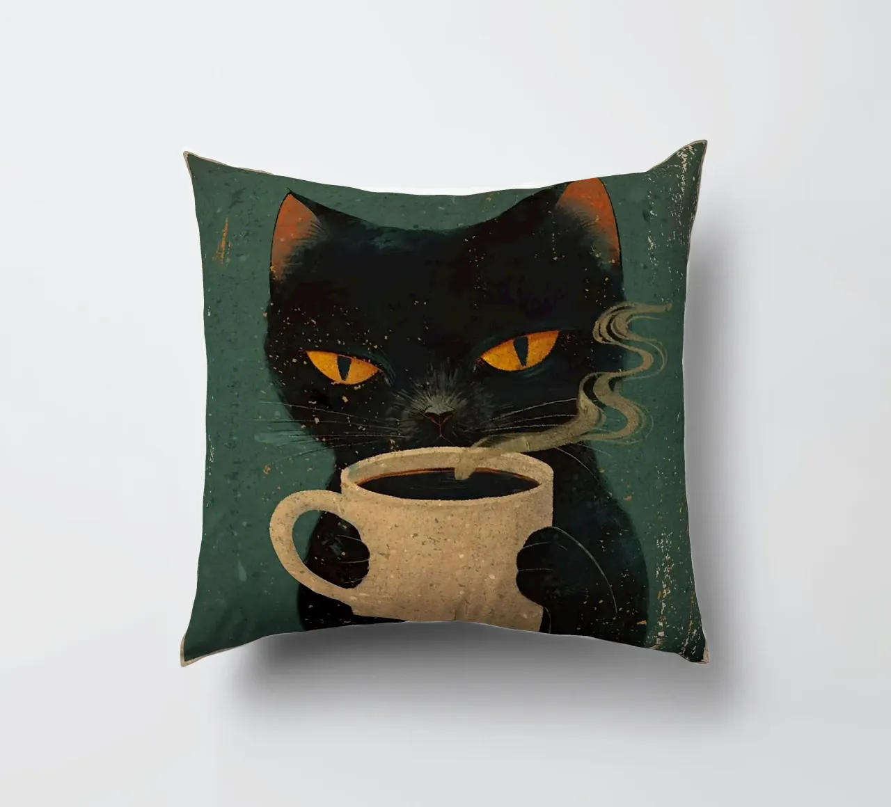 More Espresso, Less Depresso cuscino da Margaret Marie Ostrout
