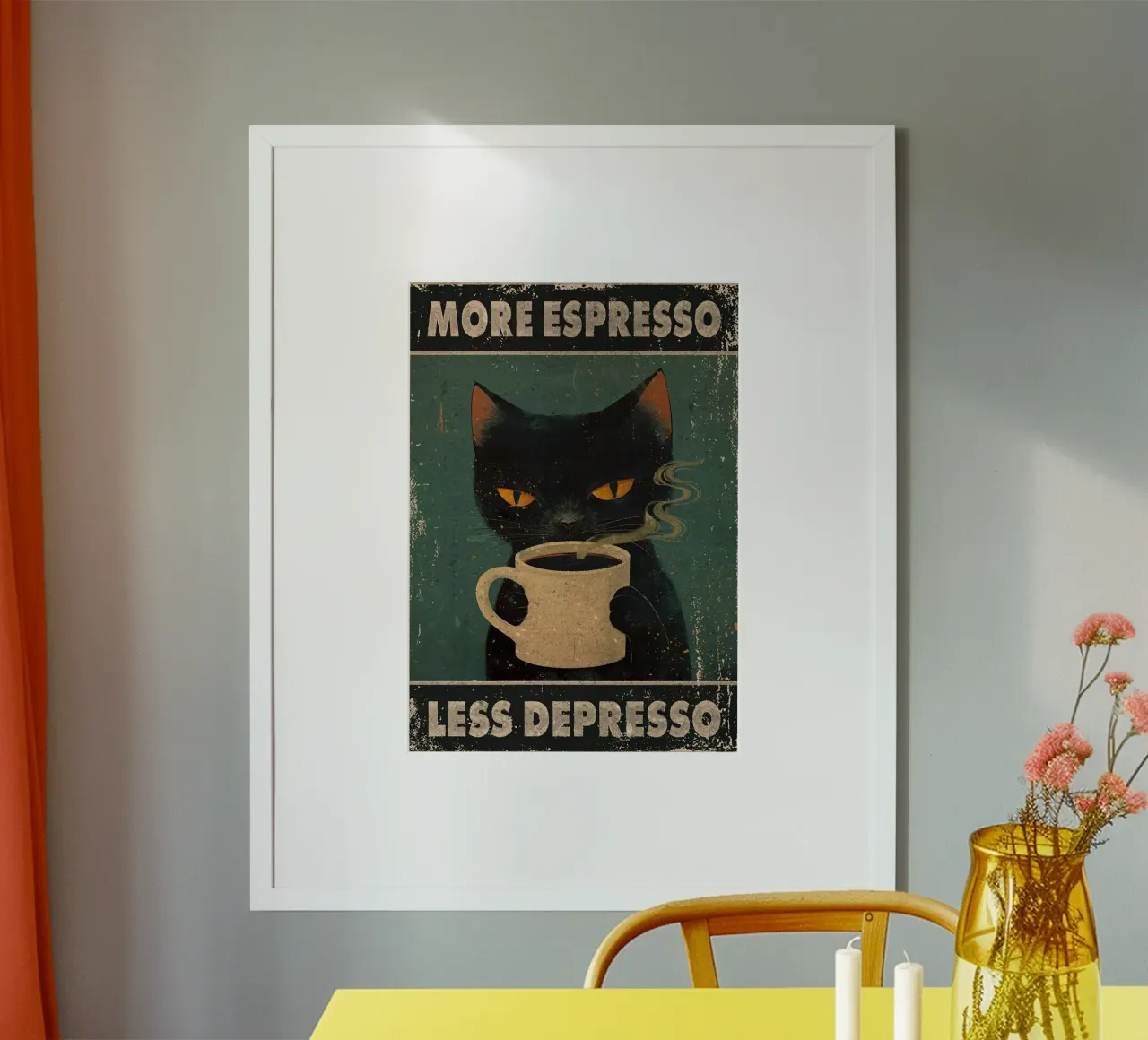 More Espresso, Less Depresso carta hahnemühle da Margaret Marie Ostrout