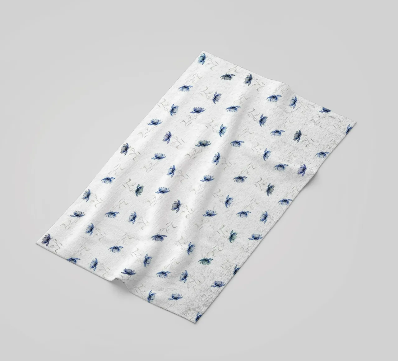 Fiore blu uno telo mare da LaylaOzHome