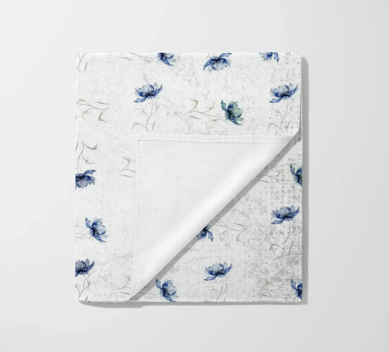 Fiore blu uno telo mare da LaylaOzHome