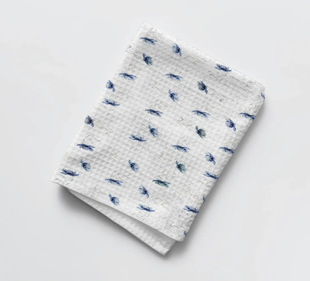 Fiore blu uno canovaccio da cucina da LaylaOzHome