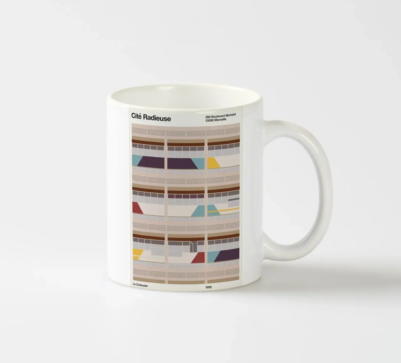 Cite Radieuse tazza in ceramica da Florent Bodart