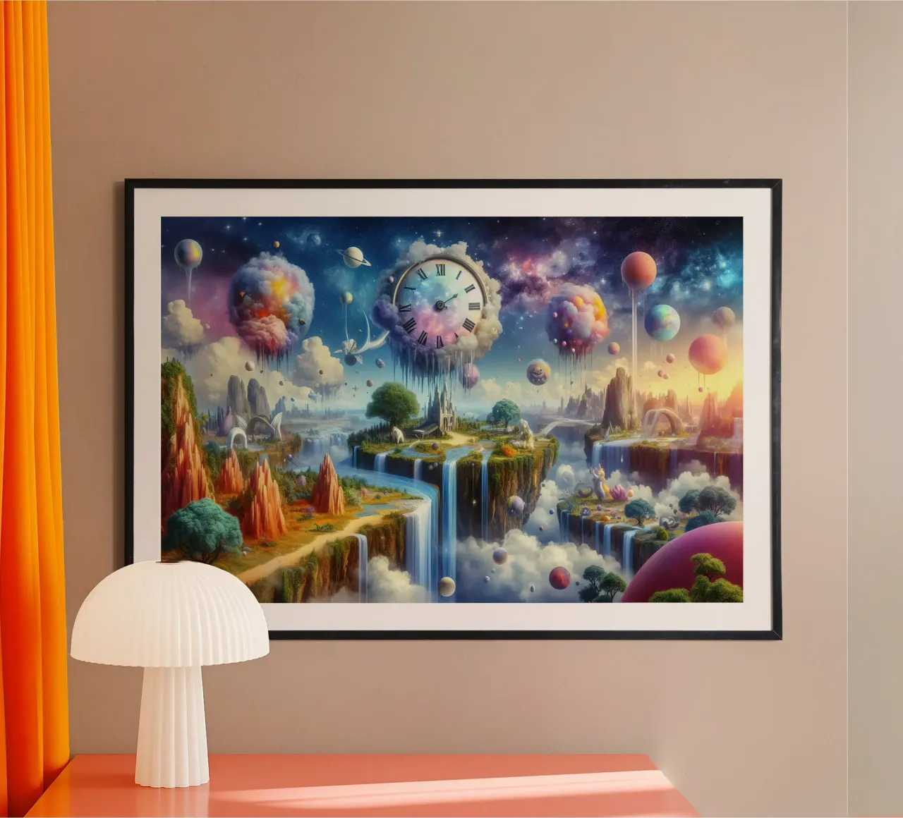 Il giardino di Dalì poster da 🎨 Point and Art