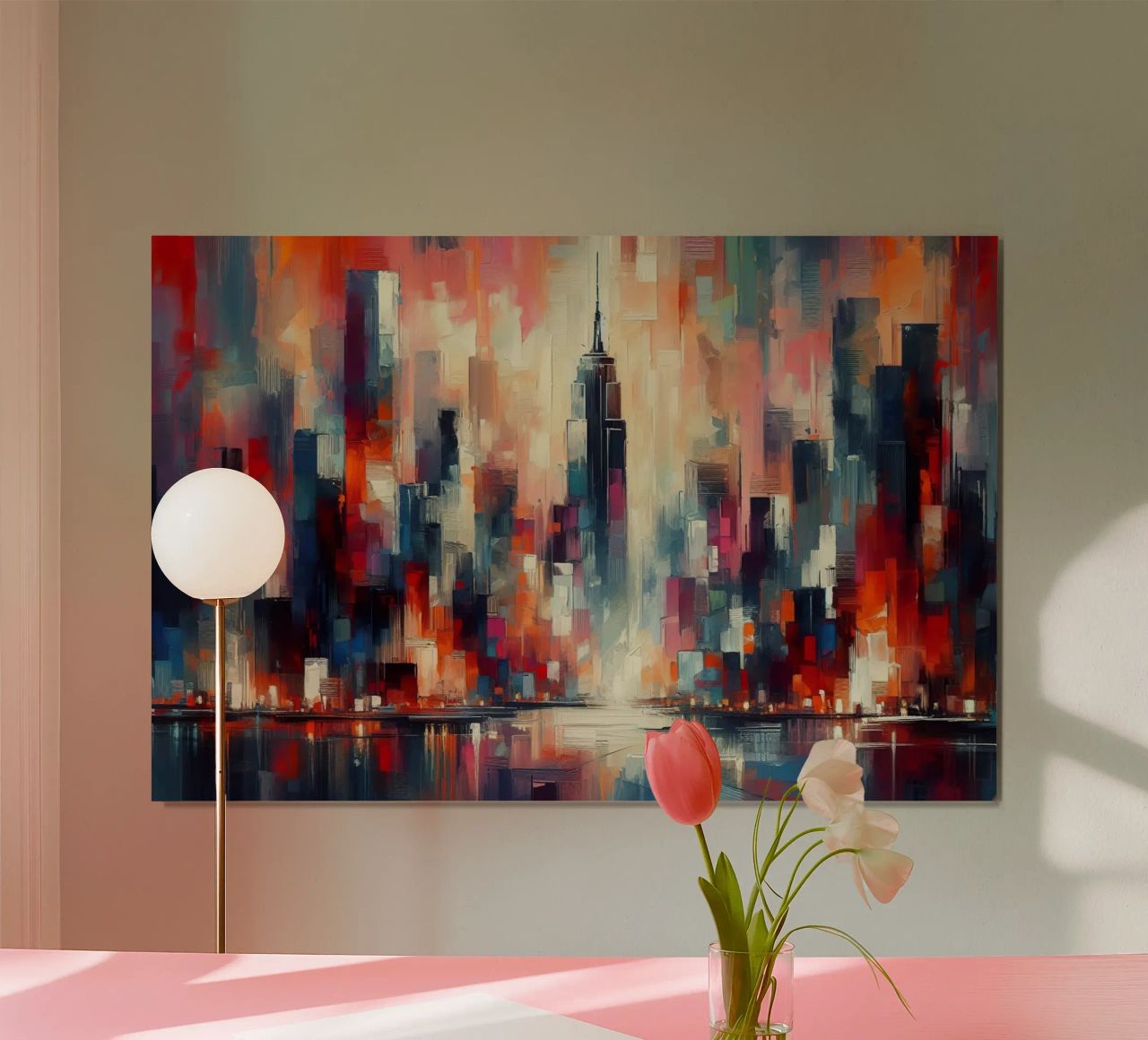 New York Poster von Point and Art