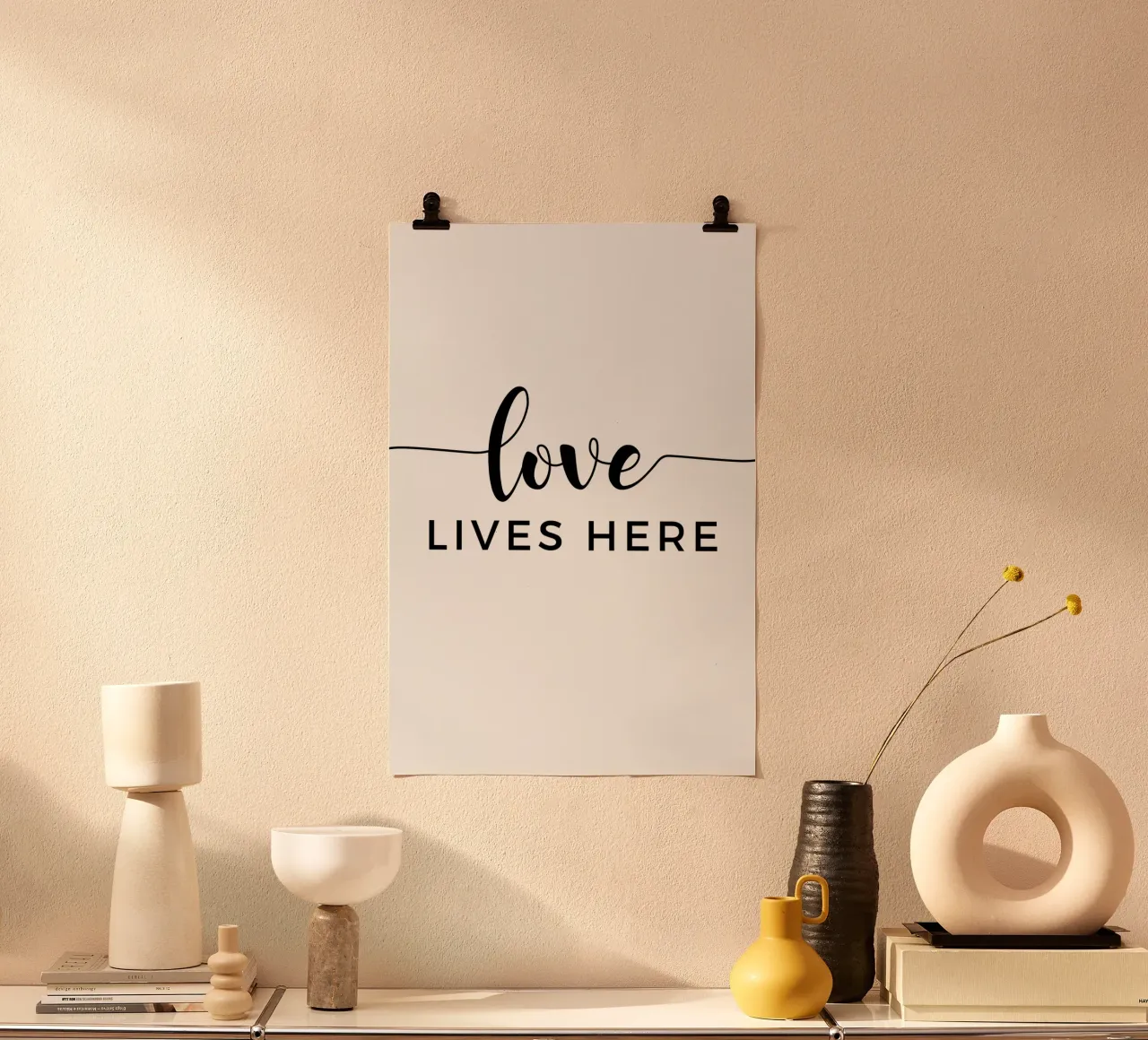 L'amore vive qui carta hahnemühle da Shark Printables