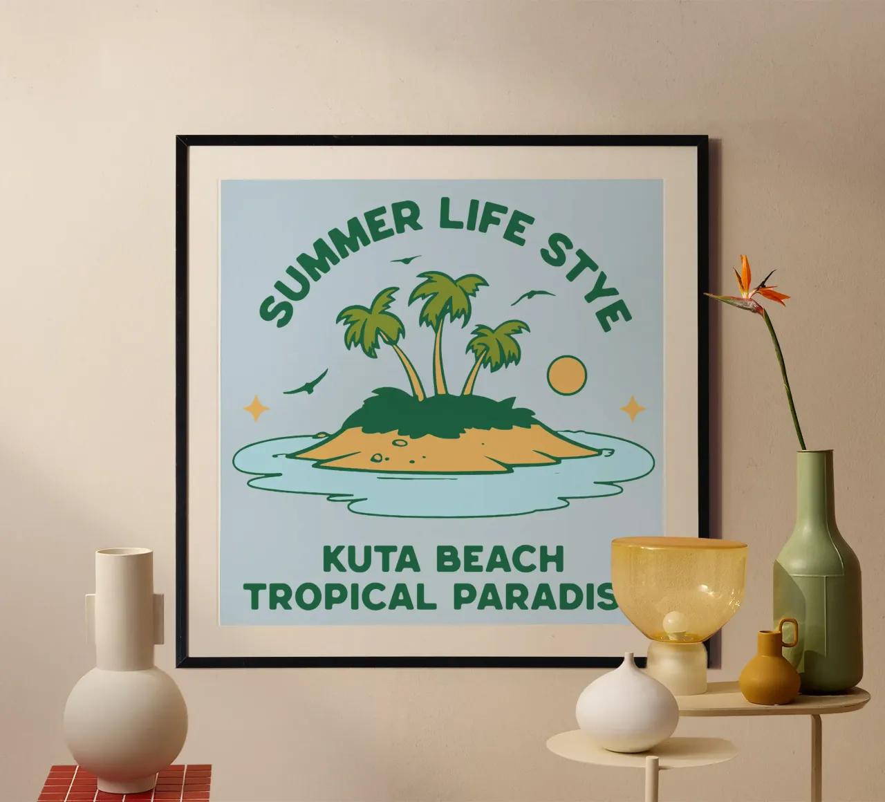 Stile di vita estivo poster da Gunawan Rb