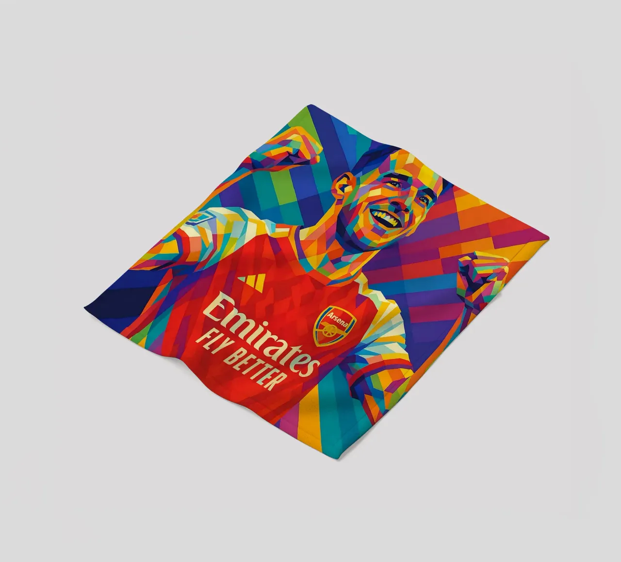 Declan Rice coperta in pile da HopeStudio