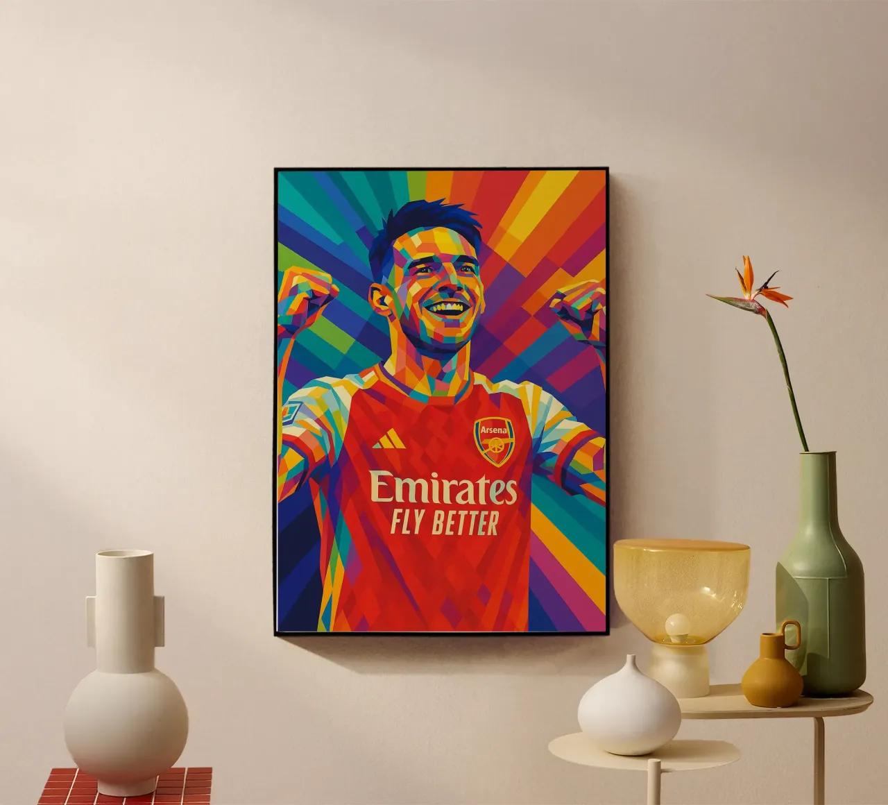 Declan Rice plexiglass da HopeStudio