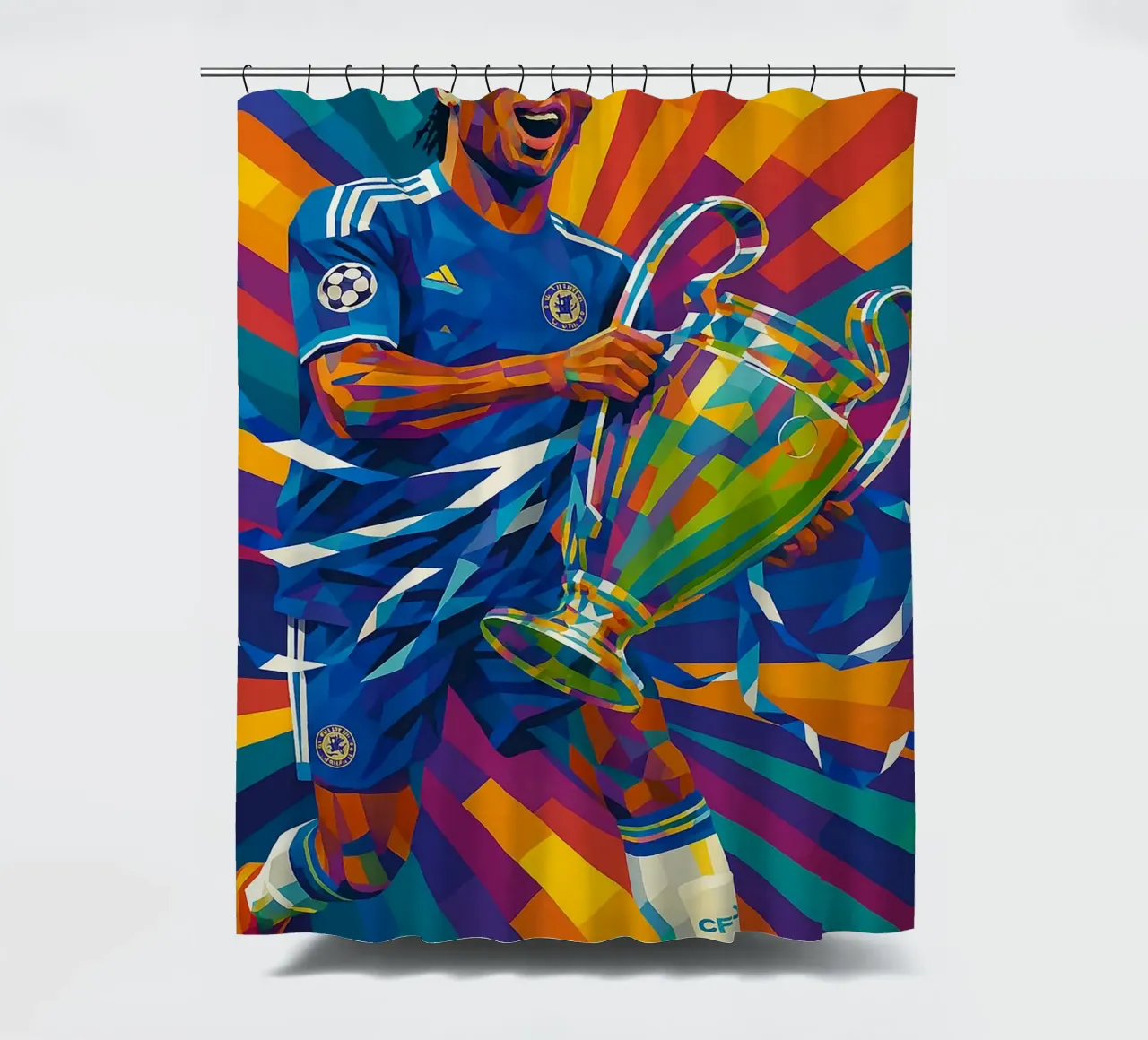 Didier Drogba Duschvorhang von HopeStudio