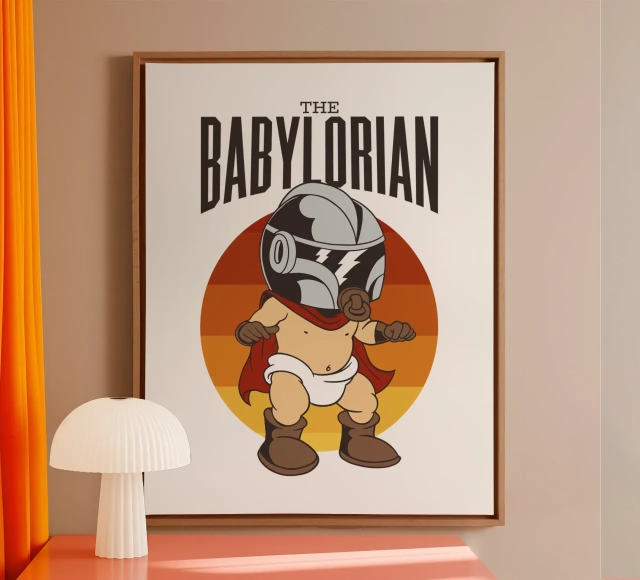 The Babylorian canvas by 🐹 BABY ART PRINTS