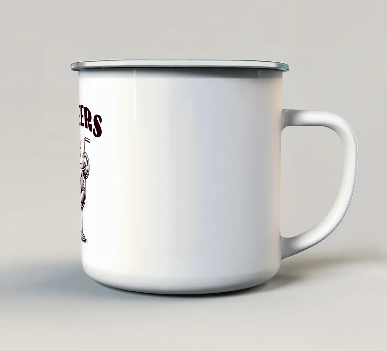 Salute tazza in smalto da Gunawan Rb