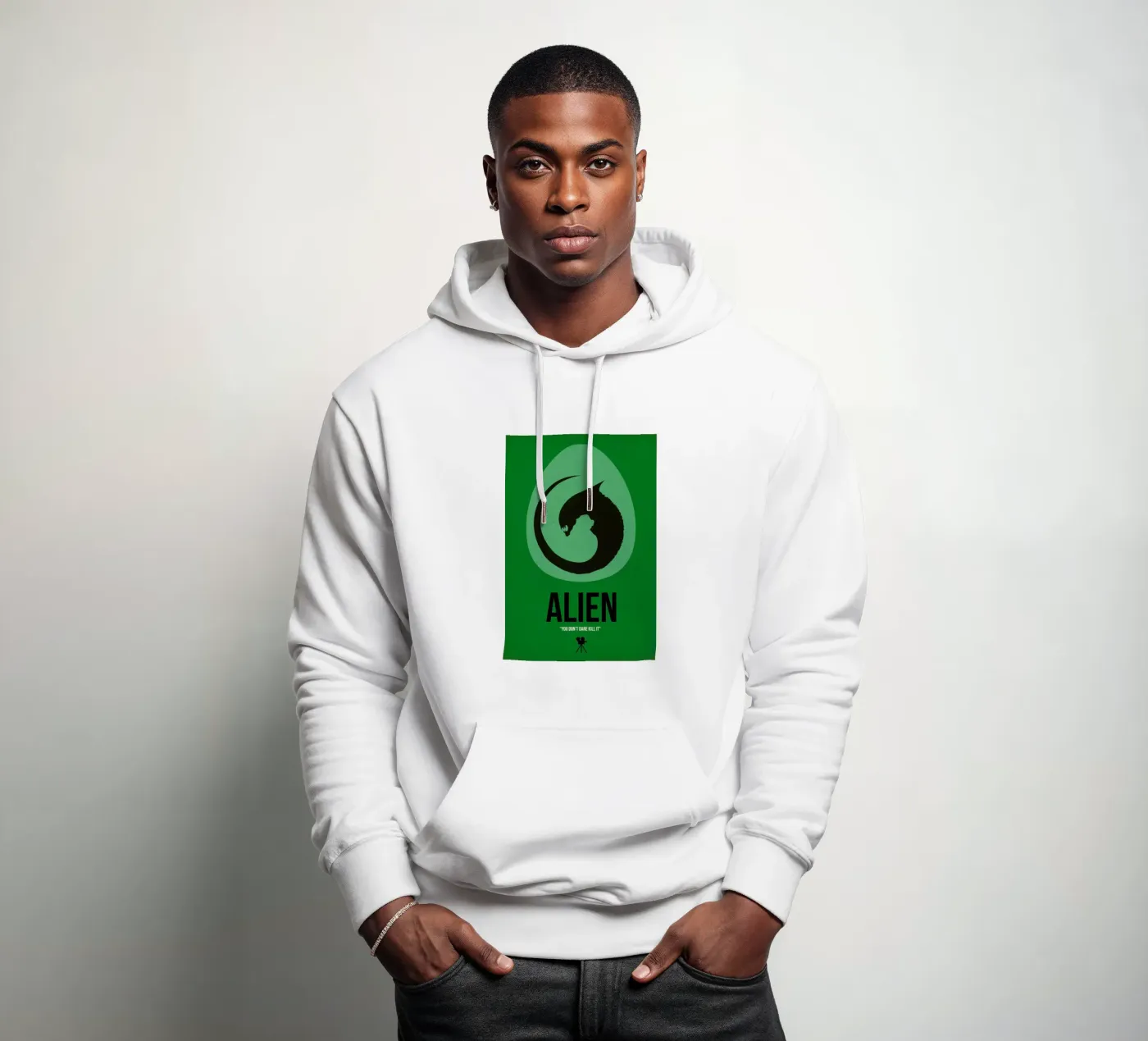 Alien hoodie by Naxart