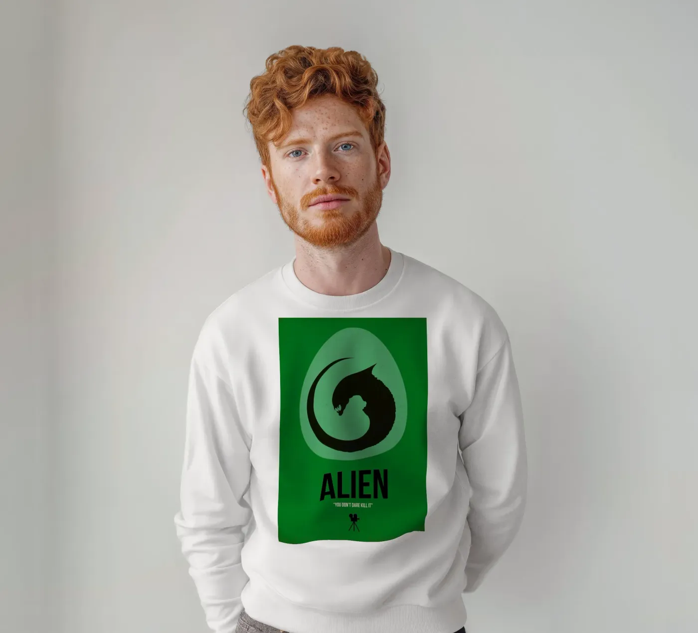 Alien sweatshirt by Naxart