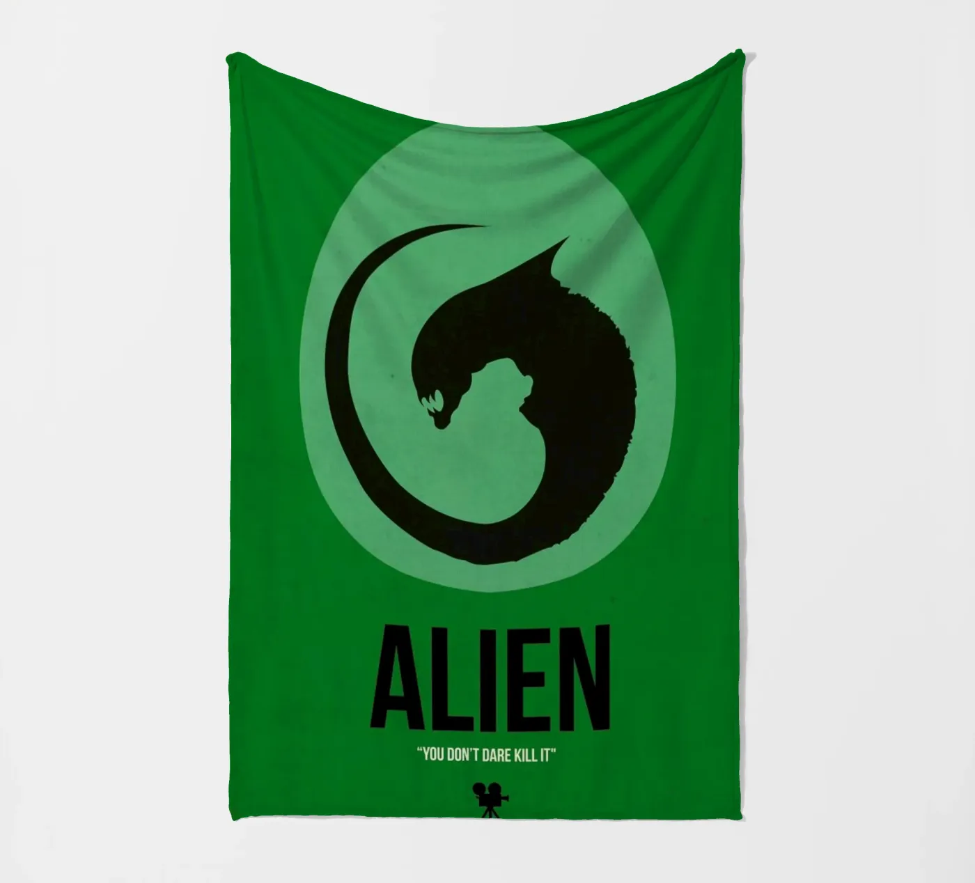 Alien fleece blanket by Naxart