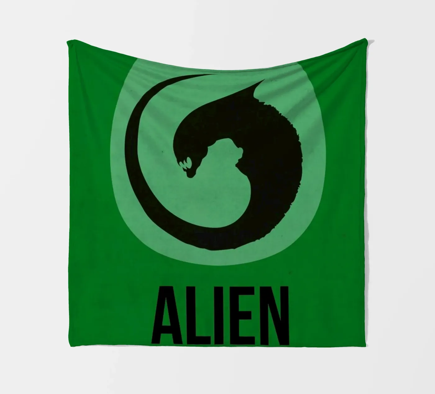 Alien fleece blanket by Naxart