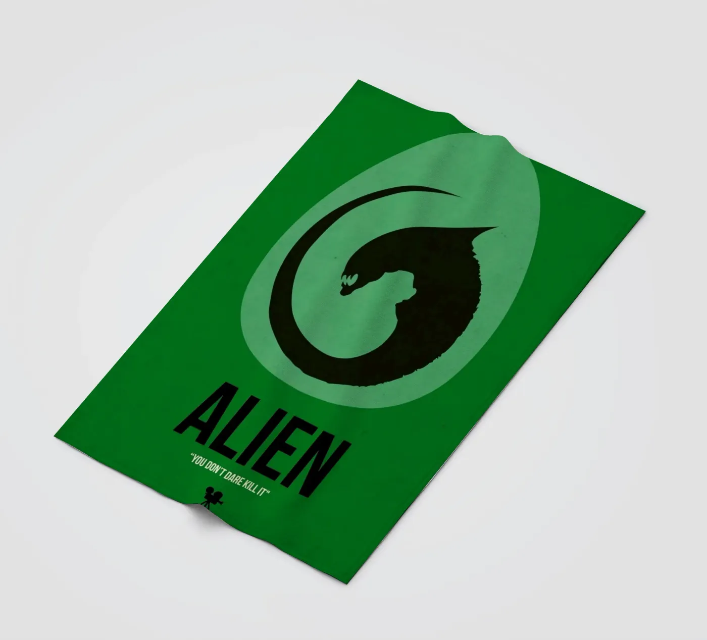 Alien fleece blanket by Naxart