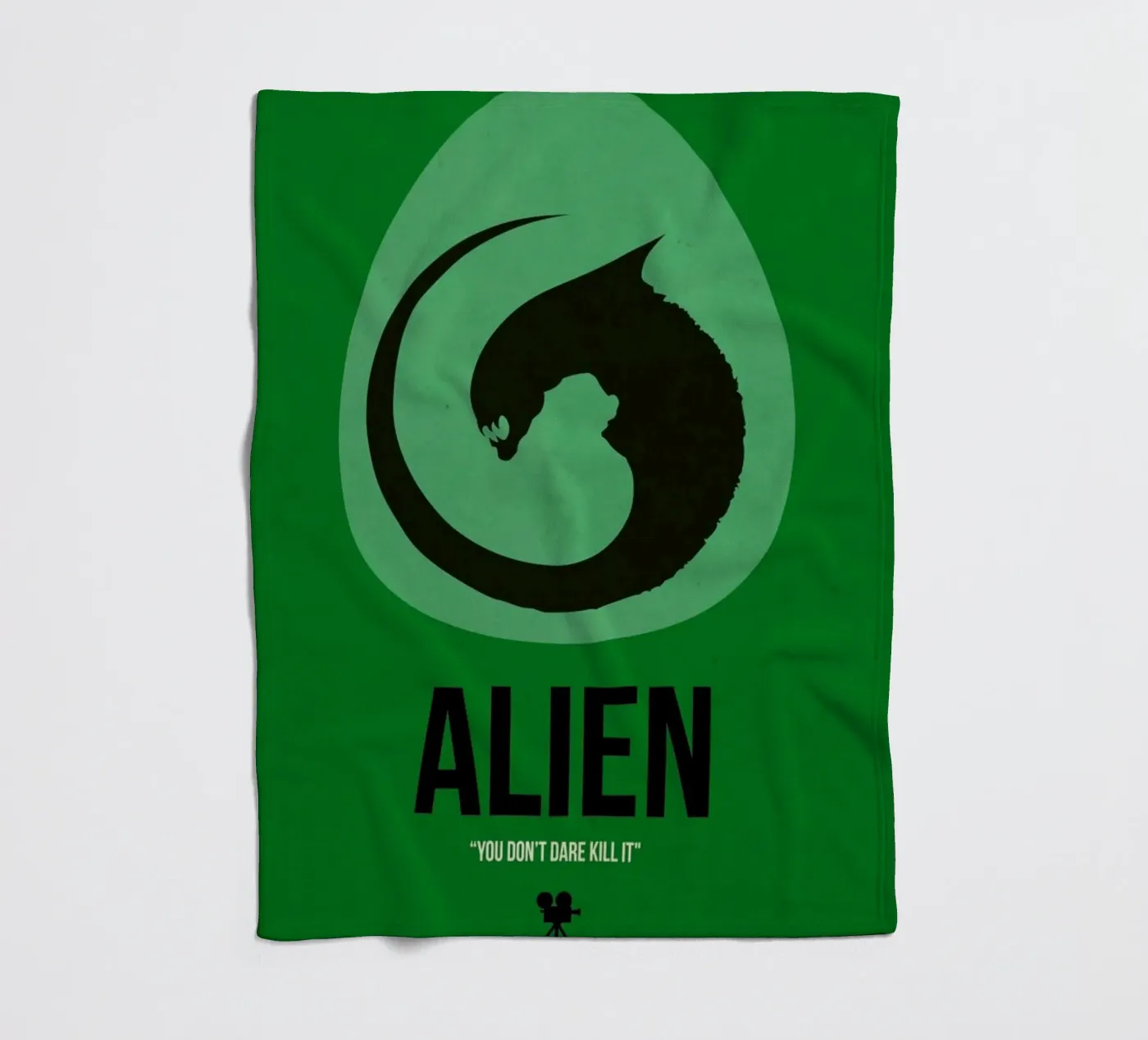 Alien fleece blanket by Naxart