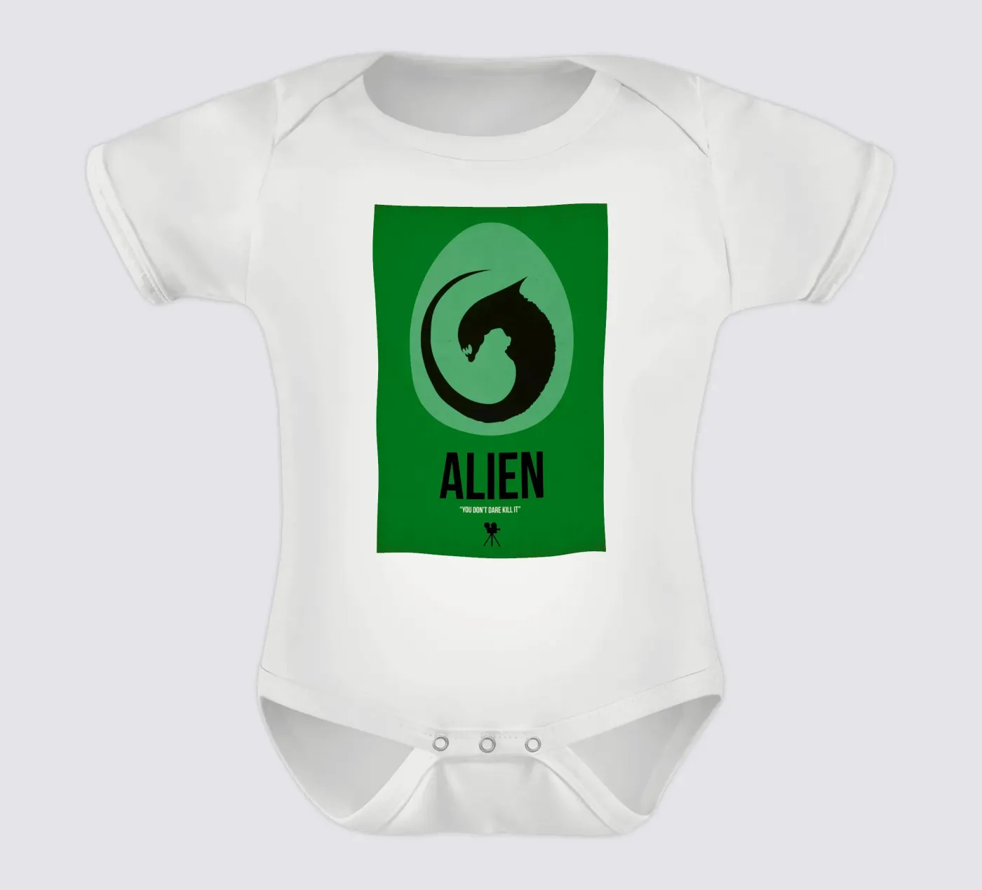Alien Kurzarm Babybody von Naxart