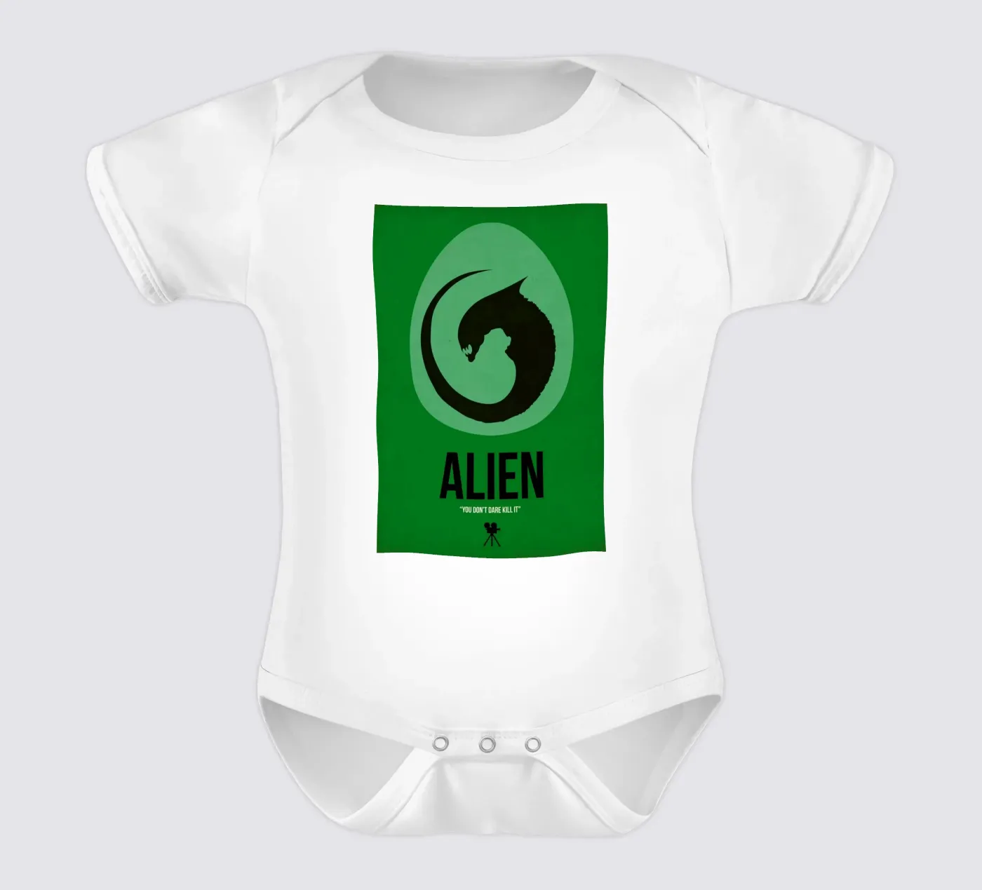Alien Kurzarm Babybody von Naxart