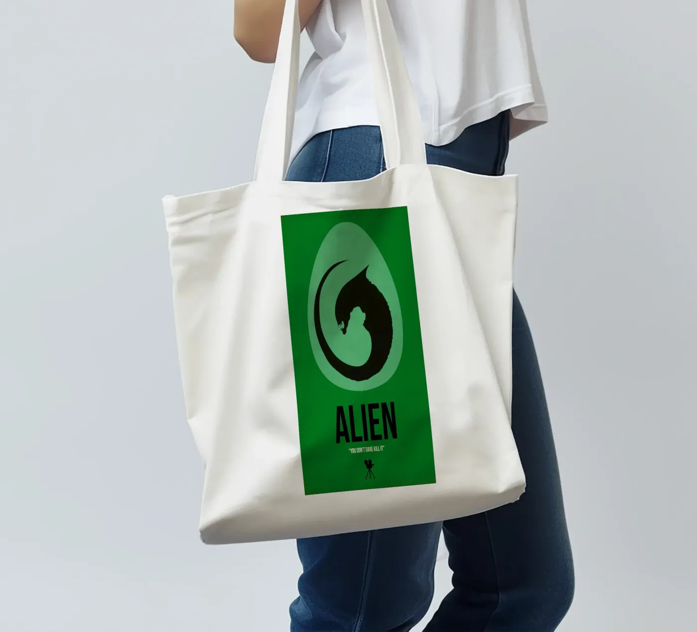 Alien tote bag by Naxart