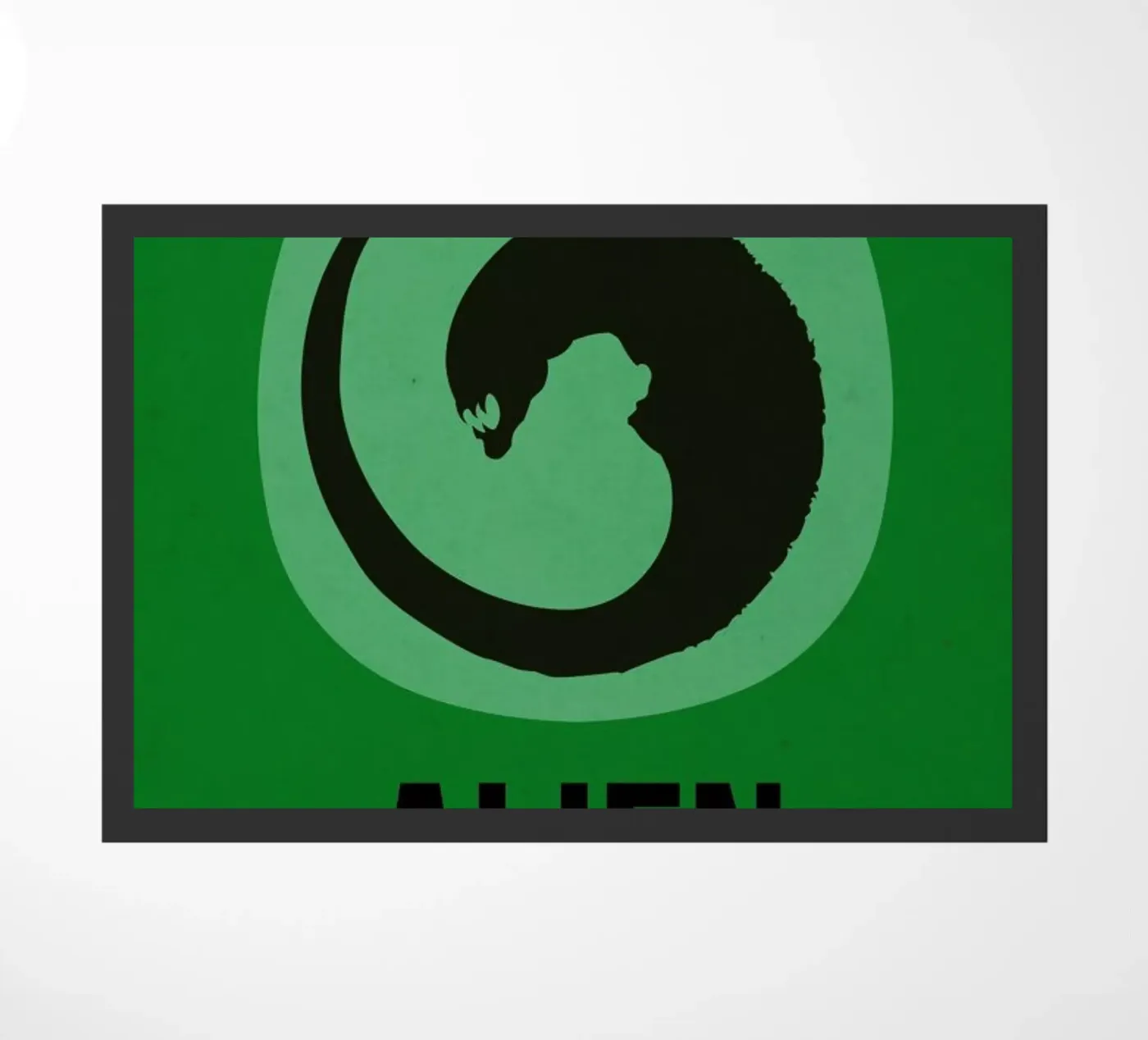 Alien Fußmatte von Naxart