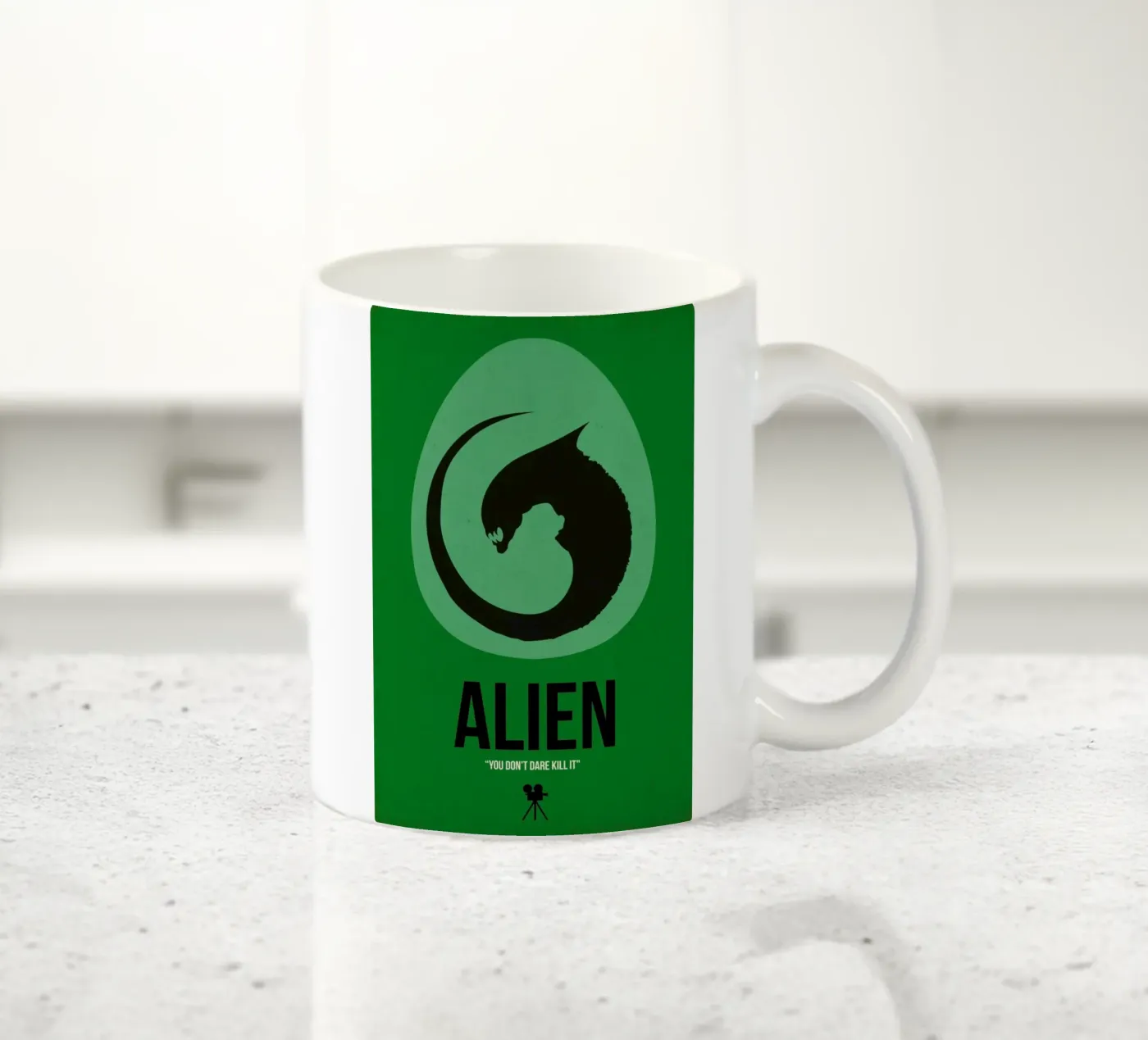 Alien Keramik Tasse von Naxart