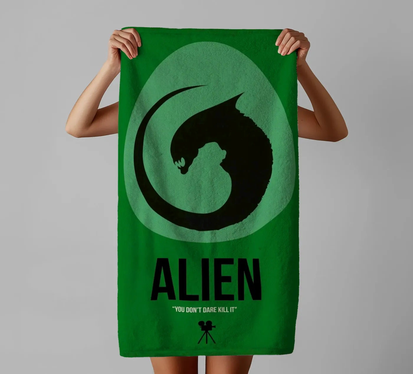Alien badhanddoek van Naxart