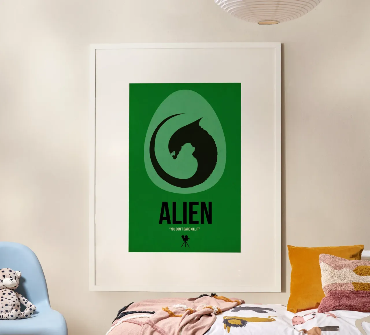 Alien poster con telaio in alluminio da Naxart