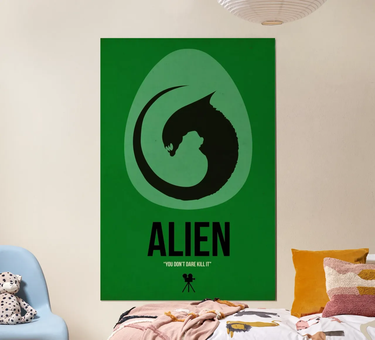 Alien poster con telaio in alluminio da Naxart
