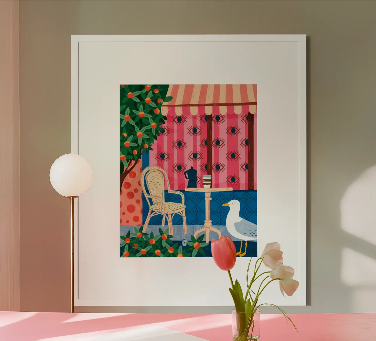 Giardino degli occhi poster da Murni Strokes