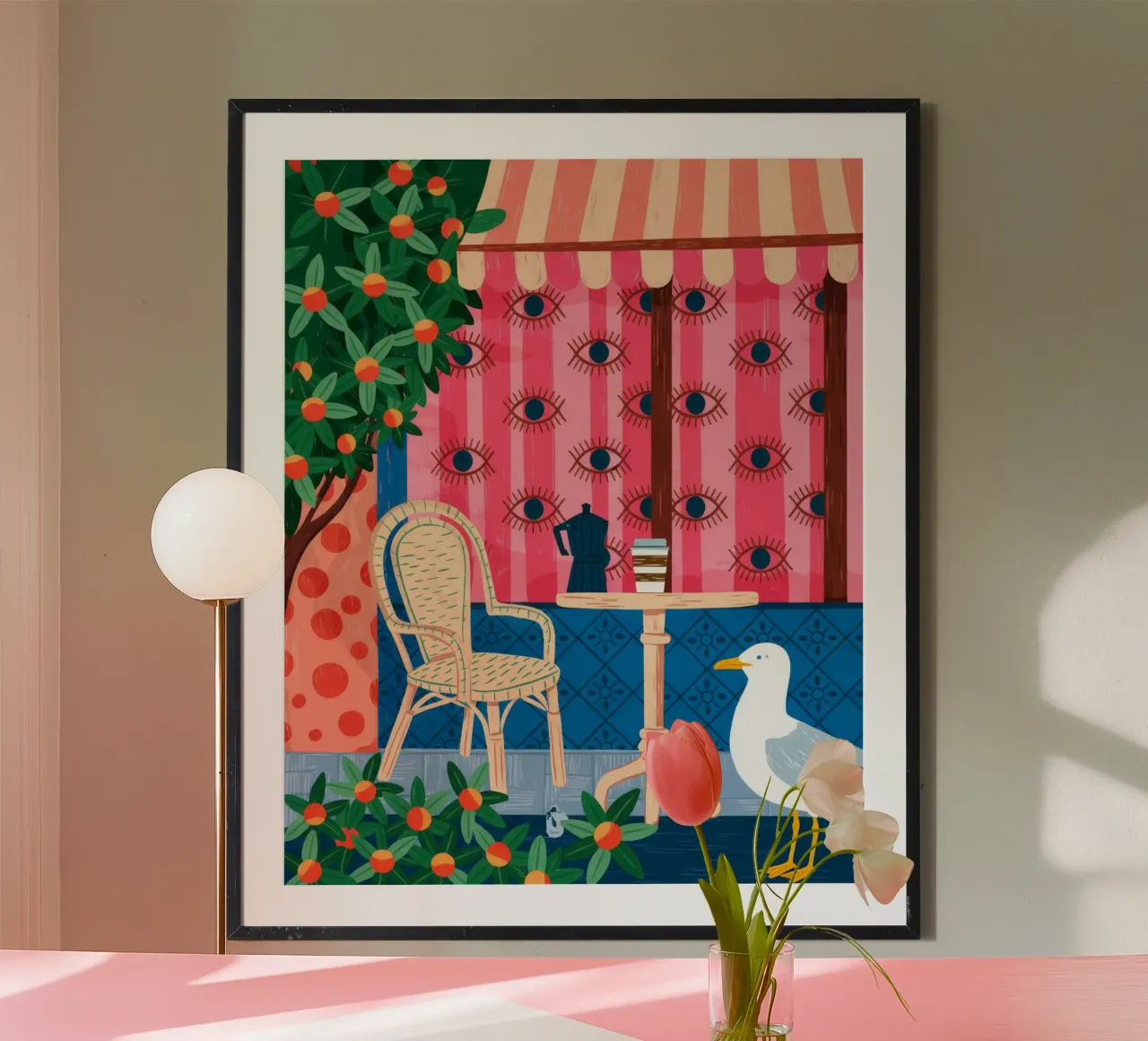 Giardino degli occhi poster da Murni Strokes