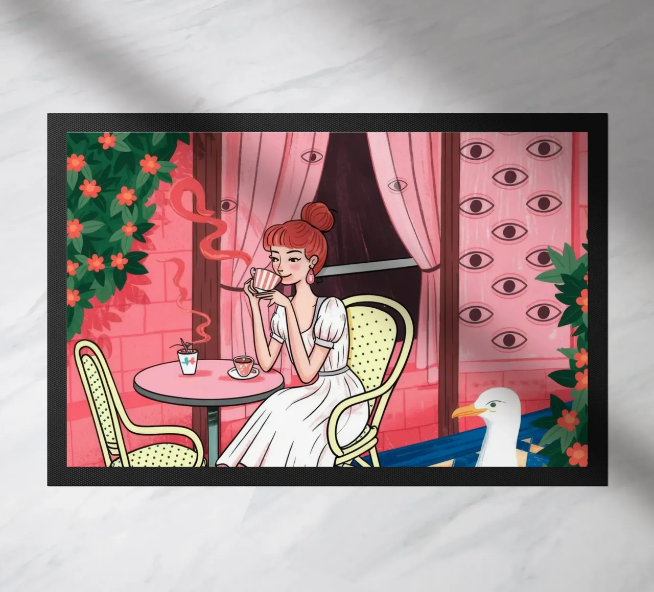 Caffè Rosa zerbino da Murni Strokes