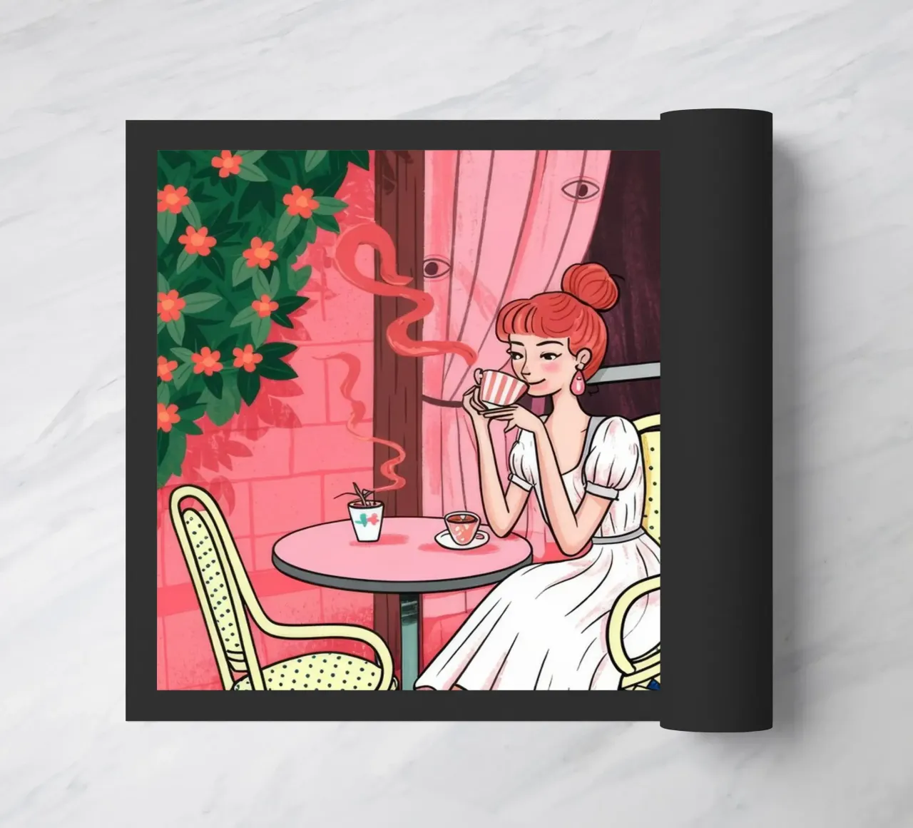 Caffè Rosa zerbino da Murni Strokes