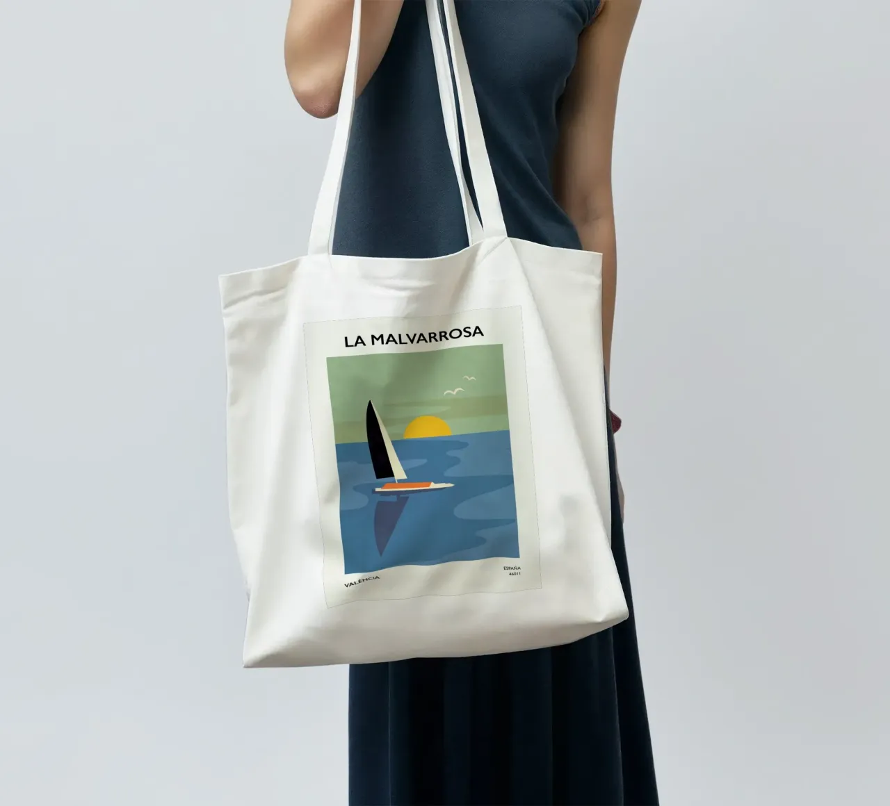 Malvarrosa borsa in juta da Pure