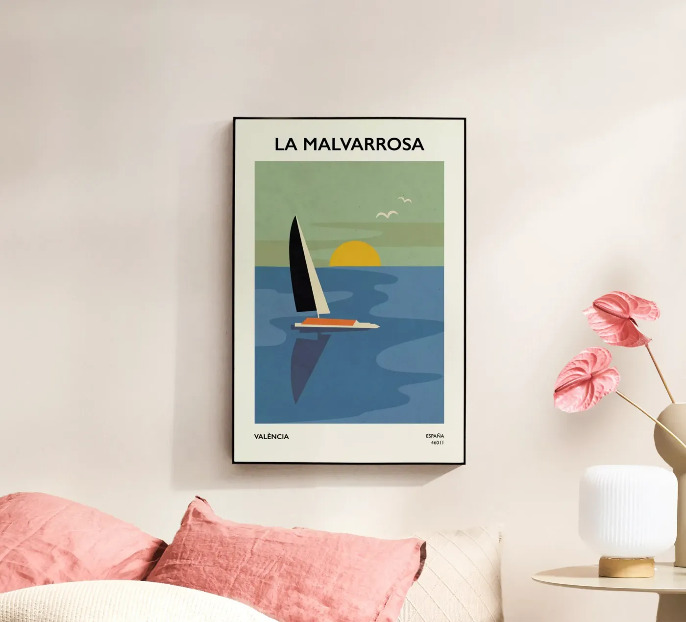 Malvarrosa plexiglas de Pure