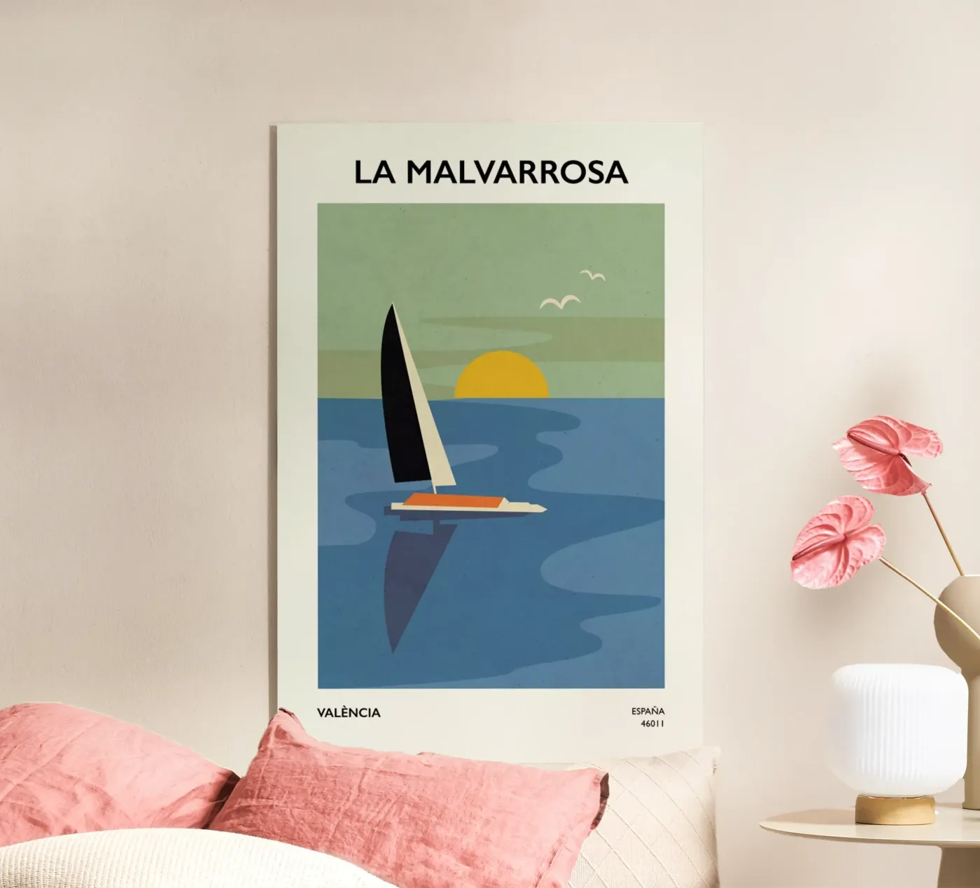 Malvarrosa plexiglas de Pure