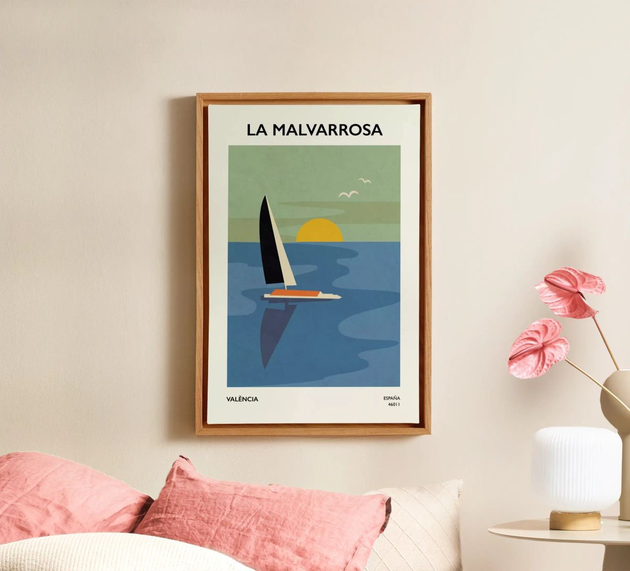 Malvarrosa Leinwand von Pure