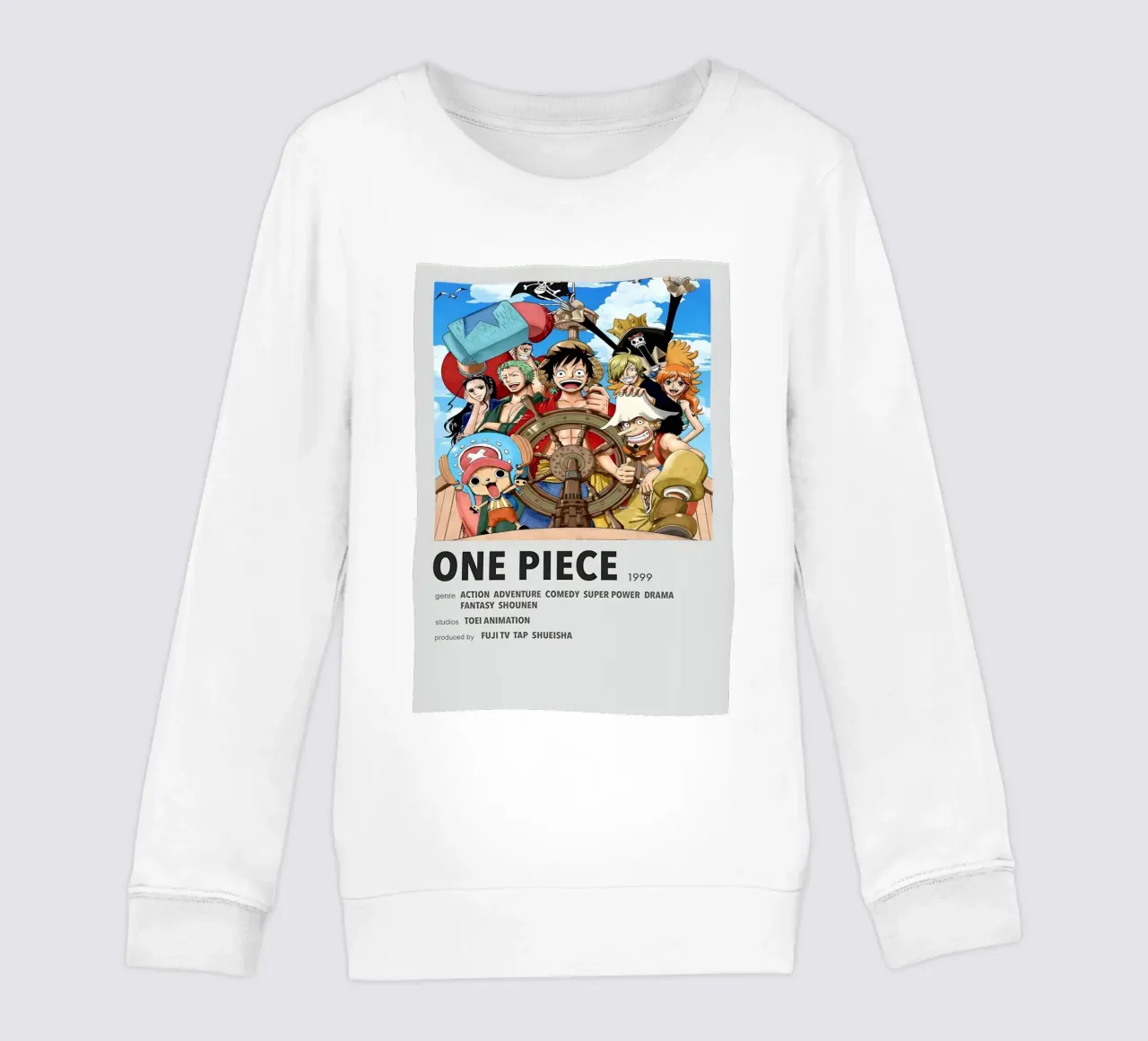 ONE PIECE 1999 felpa bambino da Totoya