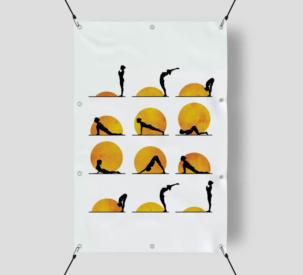 Yoga Sun pvc cover by Kubistika