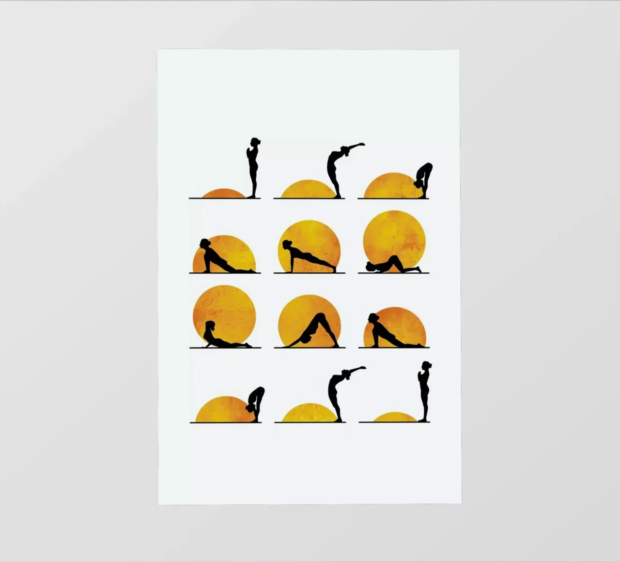 Yoga Sun pvc cover by Kubistika