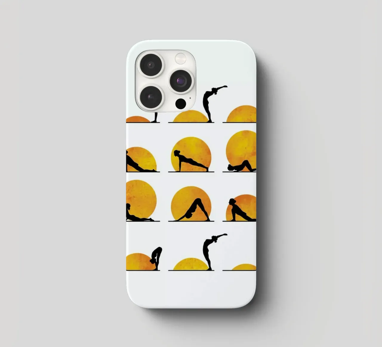 Yoga Sun iphone case by Kubistika