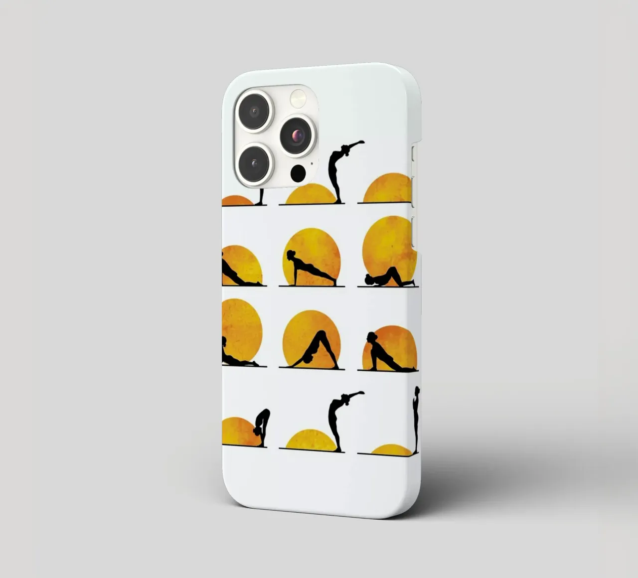 Yoga Sun iphone case by Kubistika