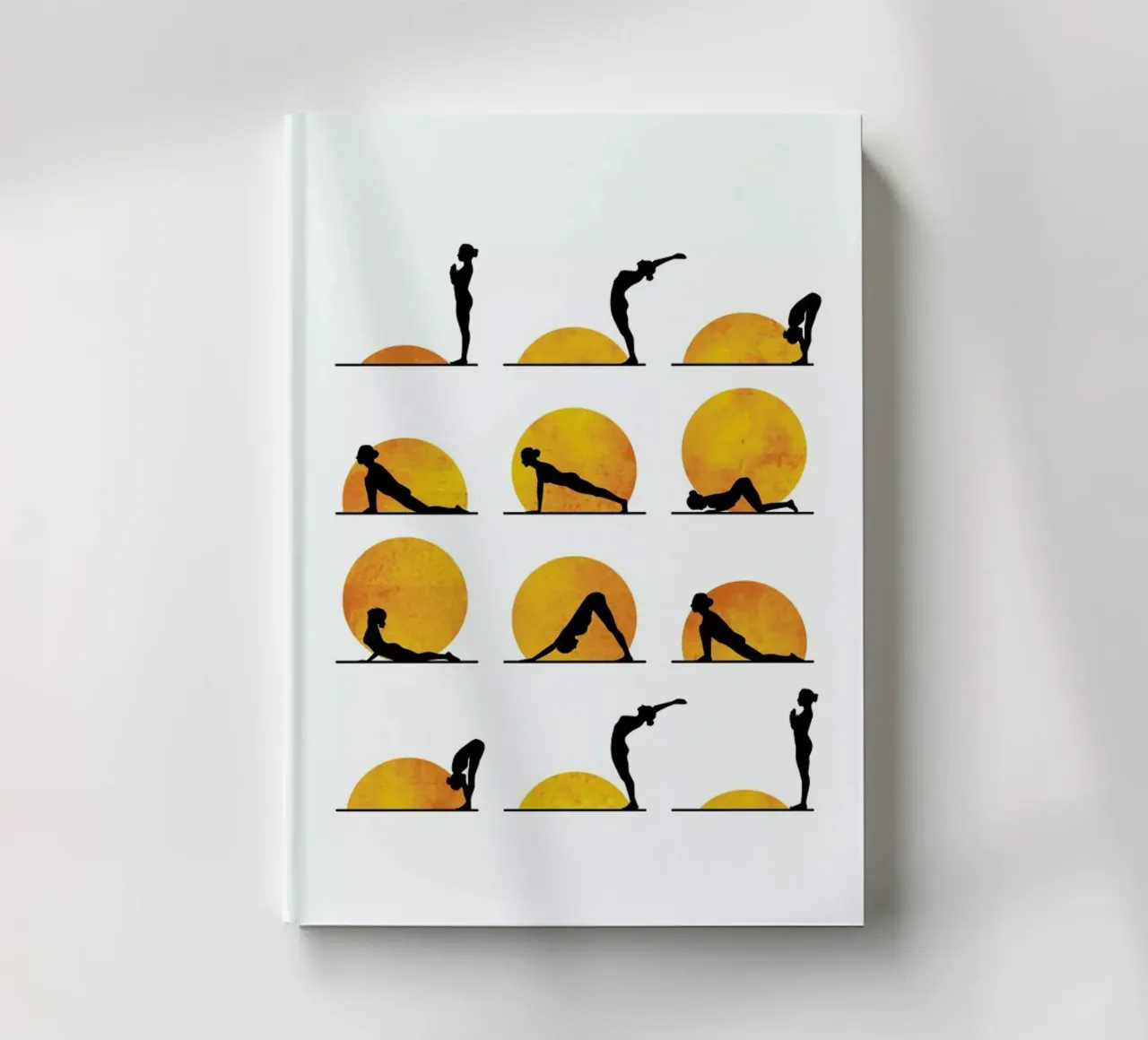 Yoga Sun notebook by Kubistika