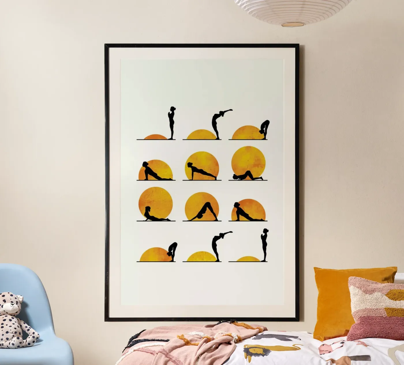 Yoga Sun poster da Kubistika