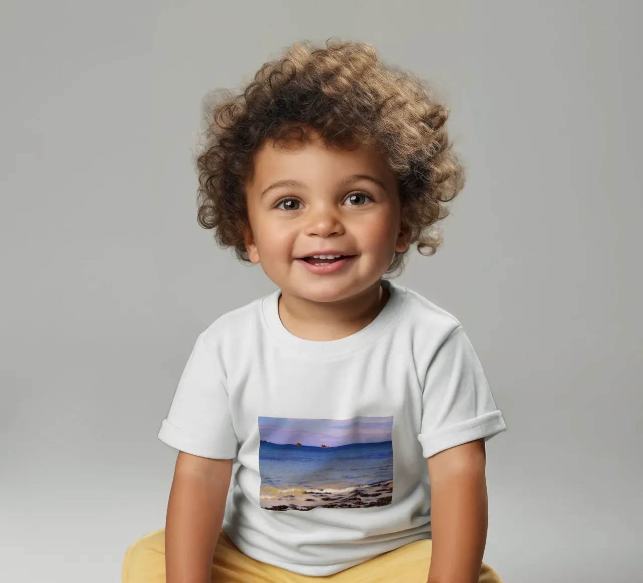 FAA302 Sunny Day at the Beach. Baby T-Shirt von Thierry vobmann photography